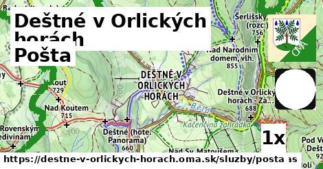 Pošta, Deštné v Orlických horách