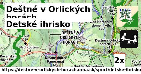 Detské ihrisko, Deštné v Orlických horách