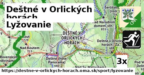 Lyžovanie, Deštné v Orlických horách