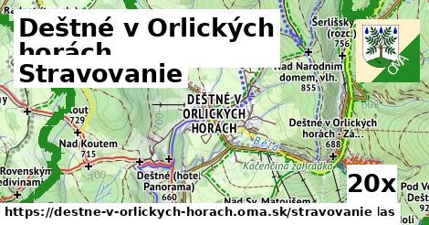 stravovanie v Deštné v Orlických horách