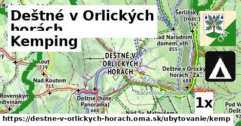 Kemping, Deštné v Orlických horách