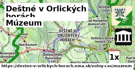 Múzeum, Deštné v Orlických horách