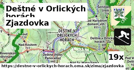 Zjazdovka, Deštné v Orlických horách