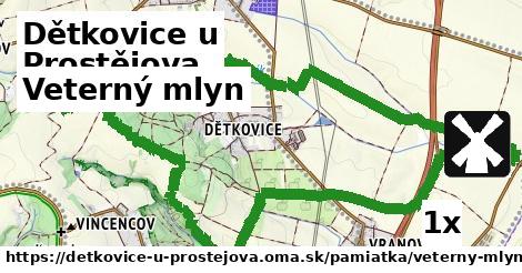 Veterný mlyn, Dětkovice u Prostějova