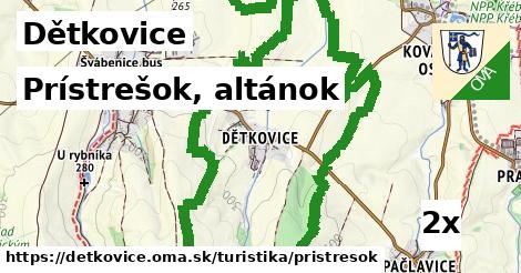 Prístrešok, altánok, Dětkovice