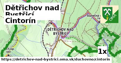 Cintorín, Dětřichov nad Bystřicí