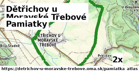 pamiatky v Dětřichov u Moravské Třebové