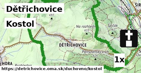 kostol v Dětřichovice