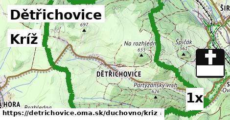 kríž v Dětřichovice