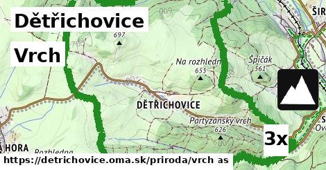 Vrch, Dětřichovice