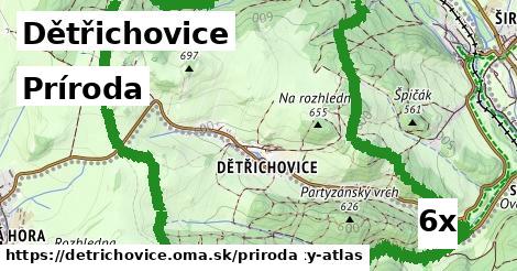 príroda v Dětřichovice