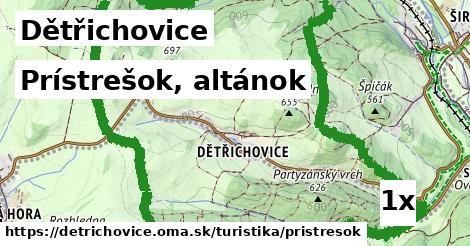 prístrešok, altánok v Dětřichovice