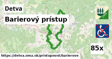 Barierový prístup, Detva