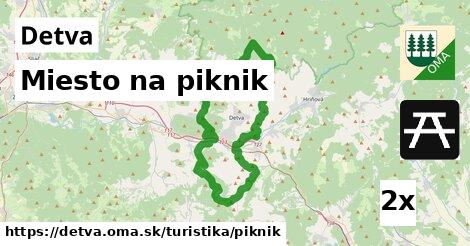 miesto na piknik v Detva