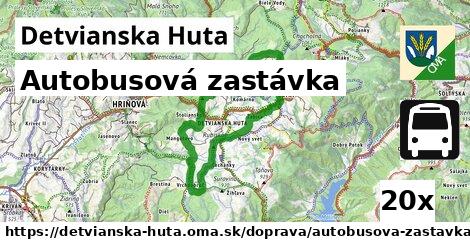 Autobusová zastávka, Detvianska Huta