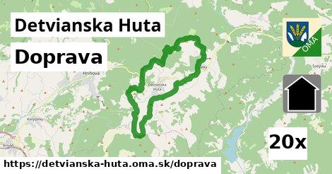 doprava v Detvianska Huta