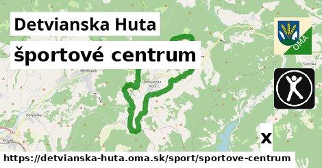 športové centrum, Detvianska Huta