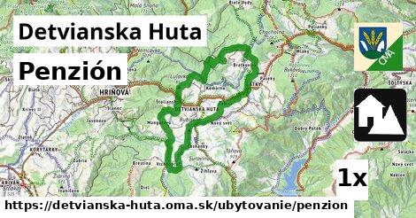 Penzión, Detvianska Huta