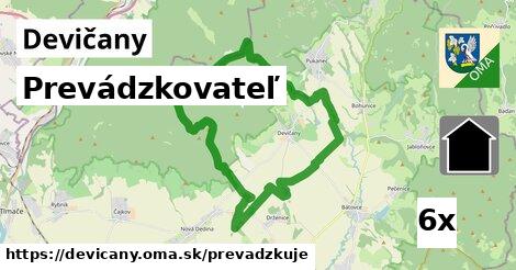 prevádzkovateľ v Devičany