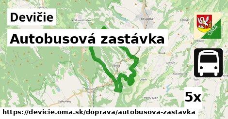 Autobusová zastávka, Devičie