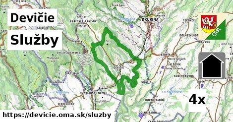 služby v Devičie