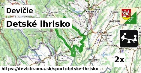 detské ihrisko v Devičie