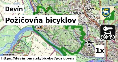 Požičovňa bicyklov, Devín