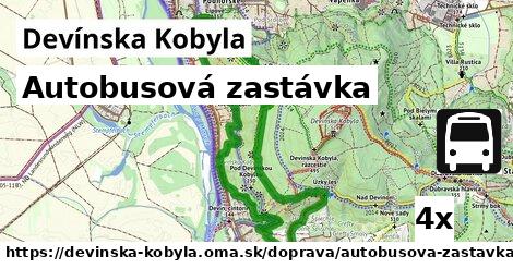 autobusová zastávka v Devínska Kobyla