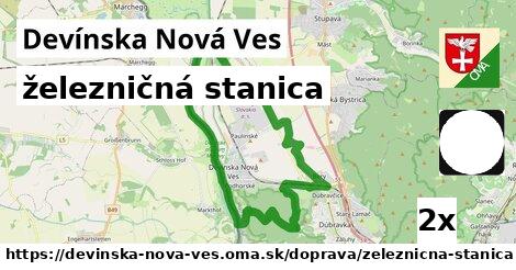 železničná stanica, Devínska Nová Ves