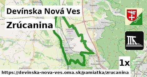 Zrúcanina, Devínska Nová Ves