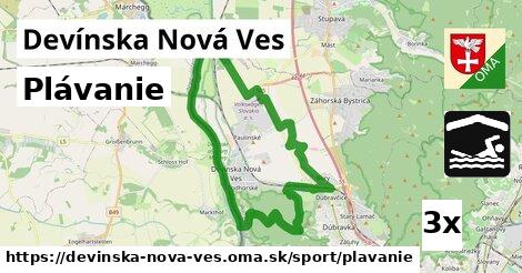 Plávanie, Devínska Nová Ves