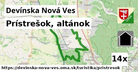 Prístrešok, altánok, Devínska Nová Ves