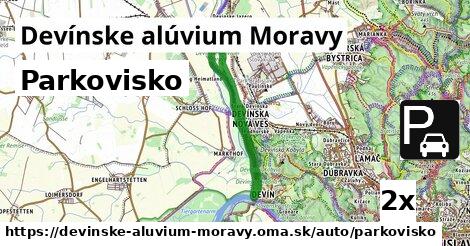 Parkovisko, Devínske alúvium Moravy