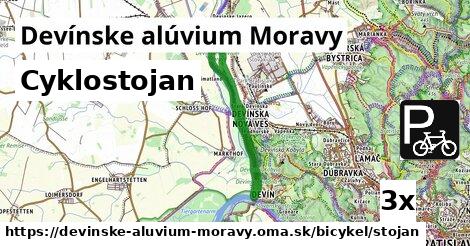 Cyklostojan, Devínske alúvium Moravy