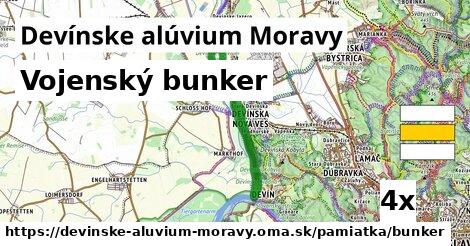 Vojenský bunker, Devínske alúvium Moravy