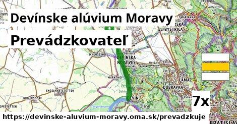 prevádzkovateľ v Devínske alúvium Moravy