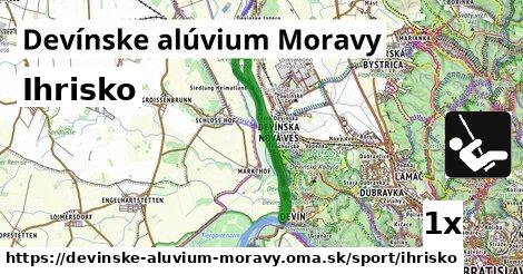 Ihrisko, Devínske alúvium Moravy