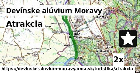 Atrakcia, Devínske alúvium Moravy