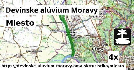 Miesto, Devínske alúvium Moravy