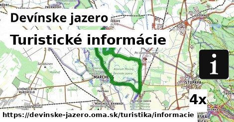 turistické informácie v Devínske jazero