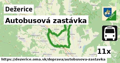 Autobusová zastávka, Dežerice