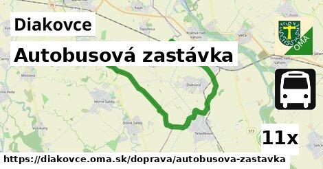 Autobusová zastávka, Diakovce