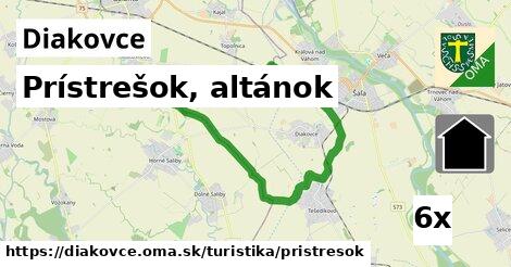 Prístrešok, altánok, Diakovce