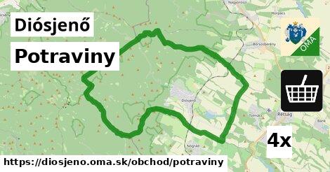 potraviny v Diósjenő