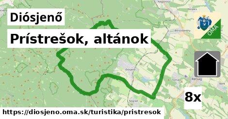 Prístrešok, altánok, Diósjenő