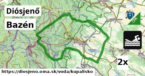 Bazén, Diósjenő