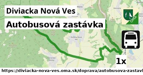 Autobusová zastávka, Diviacka Nová Ves