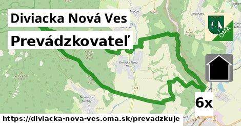 prevádzkovateľ v Diviacka Nová Ves