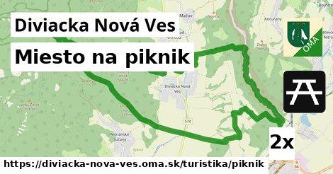 Miesto na piknik, Diviacka Nová Ves