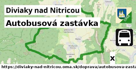 Autobusová zastávka, Diviaky nad Nitricou